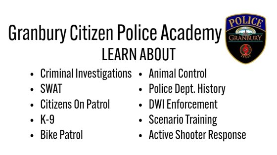 Citizens Police Academy