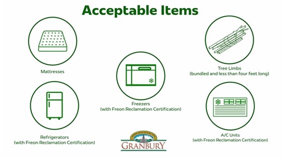 Bulk Trash acceptable