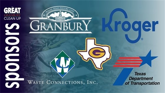 Great Granbury Clean-Up sponsors