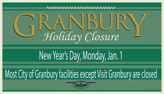 New Year's closures