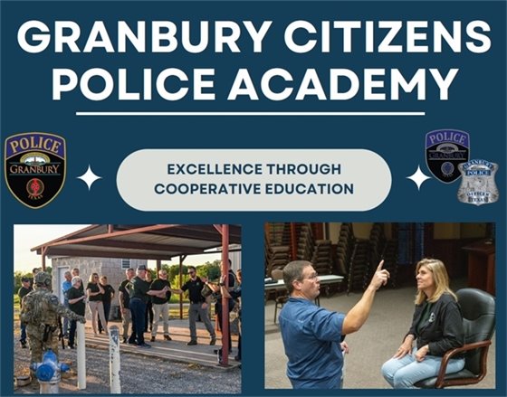 Granbury Police Department Citizens Police Academy