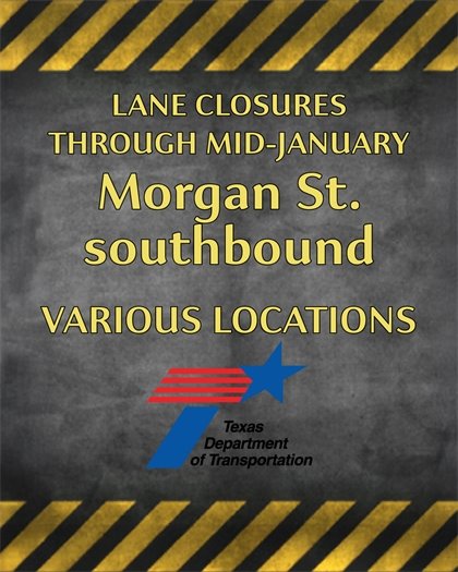 Morgan St. lane closures