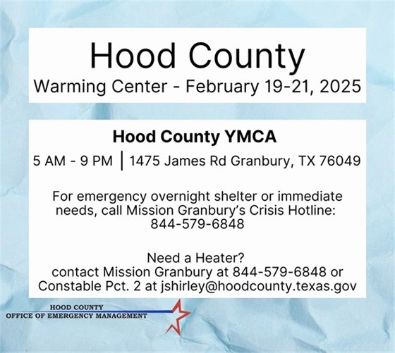 Hood County Warming Center