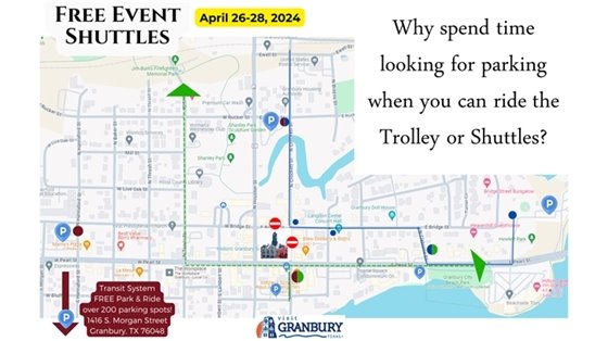 Shuttle and Trolley map