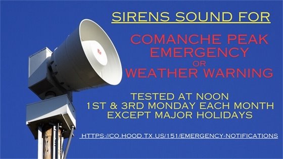 Emergency sirens