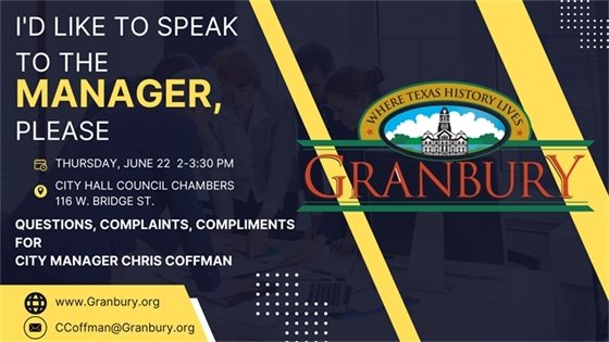 I'd like to speak to the manager please