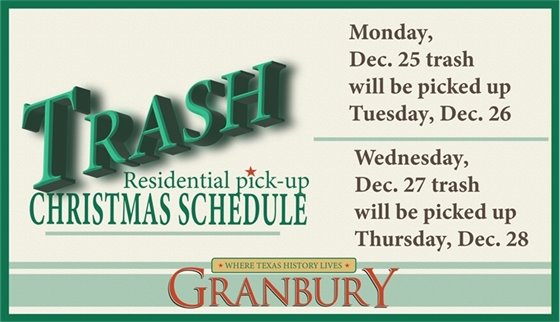 Residential Christmas Trash