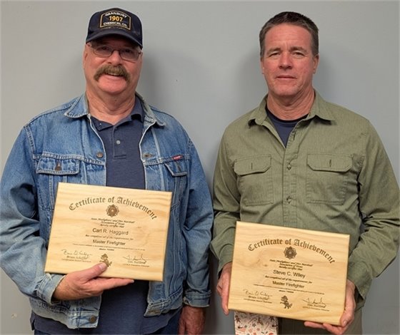 New Master Firefighters