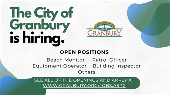 City is hiring