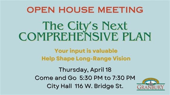 Comprehensive Plan meeting invite