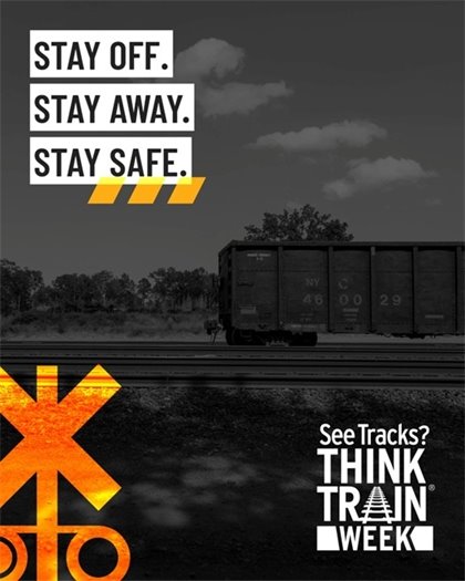 See tracks? Think train.