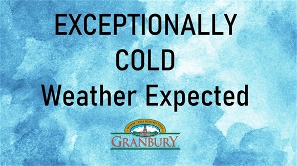 Cold Weather Expected