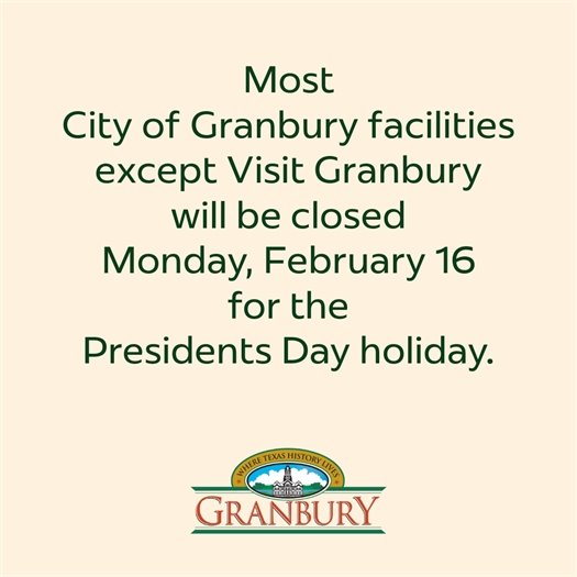 Pres. Day closure