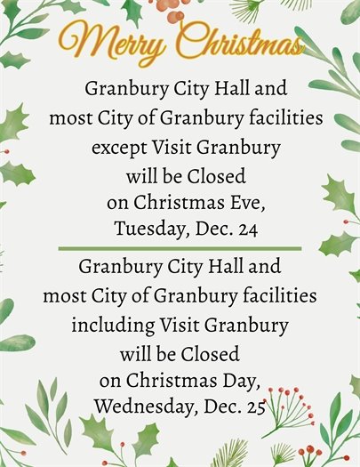 City facilities Christmas
