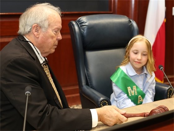 Mayor for the Day, Abigaile Junkins