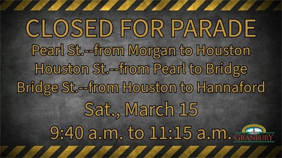 Parade closure