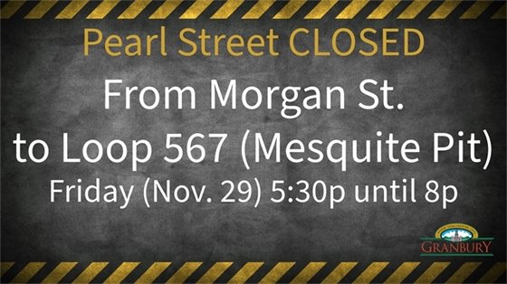 Pearl Street Parade closure