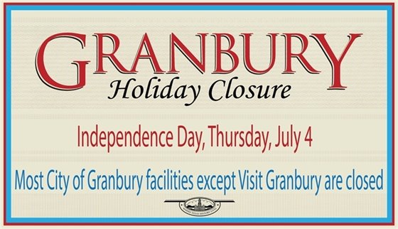 closed July 4TH