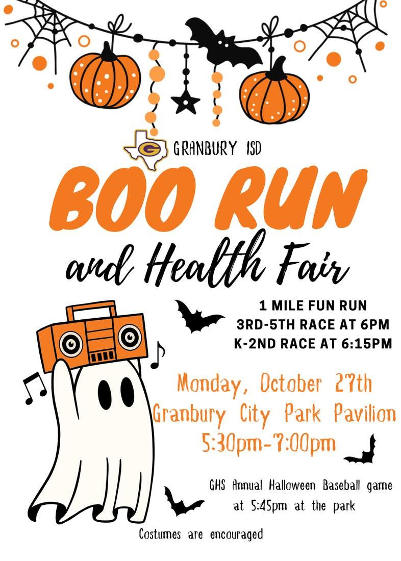 Oct 27 Granbury Park event